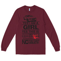 Burgundy a girls xfire roadster   crossfire Long Sleeve Tee - linhVisuals