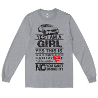 Heather Grey a girls xfire roadster   crossfire Long Sleeve Tee - linhVisuals