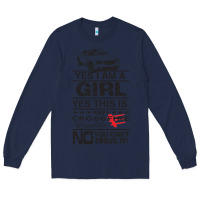 Navy a girls xfire roadster   crossfire Long Sleeve Tee - linhVisuals