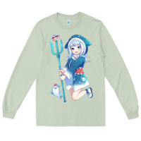 Matcha Gawr Gura Long Sleeve Tee - linhVisuals