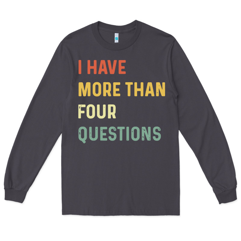 Funny Passover Seder Long Sleeve Tee by linhVisuals | Teevron