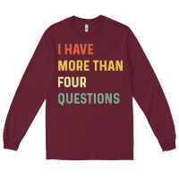 Burgundy funny passover seder Long Sleeve Tee - linhVisuals
