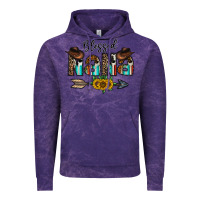 Cloud Purple blessed nana Vintage Hoodie - CowhideDigitalArt