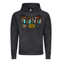 Vintage Black blessed nana Vintage Hoodie - CowhideDigitalArt