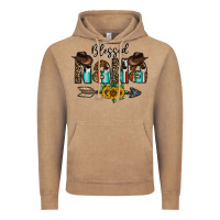 Vintage Coffee blessed nana Vintage Hoodie - CowhideDigitalArt