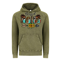 Vintage Olive blessed nana Vintage Hoodie - CowhideDigitalArt