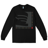 Black frank lloyd wright design   frank lloyd wright Long Sleeve Tee - linhVisuals