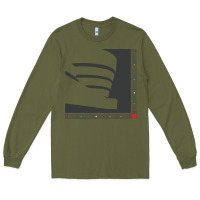 Army Green frank lloyd wright design   frank lloyd wright Long Sleeve Tee - linhVisuals