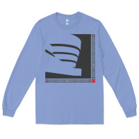Colony Blue frank lloyd wright design   frank lloyd wright Long Sleeve Tee - linhVisuals
