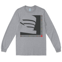 Heather Grey frank lloyd wright design   frank lloyd wright Long Sleeve Tee - linhVisuals