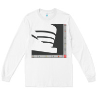 White frank lloyd wright design   frank lloyd wright Long Sleeve Tee - linhVisuals