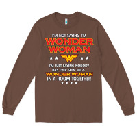 Chestnut wonder woman Long Sleeve Tee - linhVisuals