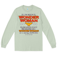Matcha wonder woman Long Sleeve Tee - linhVisuals