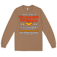 Toasted Coconut wonder woman Long Sleeve Tee - linhVisuals