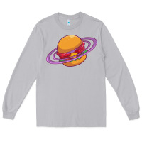 Moon Dust Burger  Saturn Long Sleeve Tee - linhVisuals