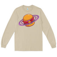Mushroom Burger  Saturn Long Sleeve Tee - linhVisuals