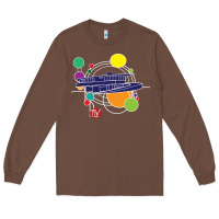 Chestnut retro graphic design   frank lloyd wright Long Sleeve Tee - linhVisuals
