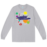 Moon Dust retro graphic design   frank lloyd wright Long Sleeve Tee - linhVisuals