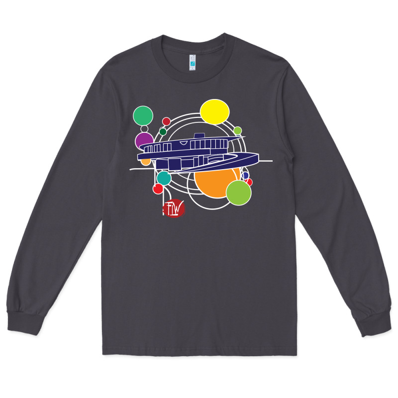 Retro Graphic Design   Frank Lloyd Wright Long Sleeve Tee by linhVisuals | Teevron