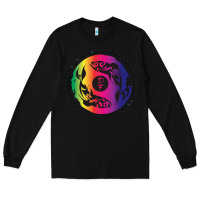 Black two lost souls swimming in a fish bowl Long Sleeve Tee - linhVisuals