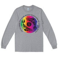 Heather Grey two lost souls swimming in a fish bowl Long Sleeve Tee - linhVisuals