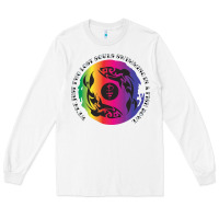 White two lost souls swimming in a fish bowl Long Sleeve Tee - linhVisuals