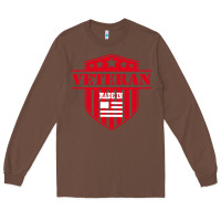 Chestnut veteran made in usa   military Long Sleeve Tee - linhVisuals