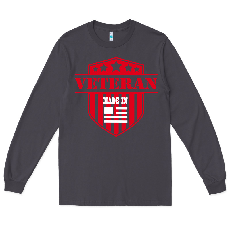 Veteran Made In Usa   Military Long Sleeve Tee by linhVisuals | Teevron