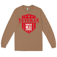 Toasted Coconut veteran made in usa   military Long Sleeve Tee - linhVisuals