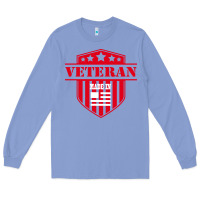 Colony Blue veteran made in usa   military Long Sleeve Tee - linhVisuals