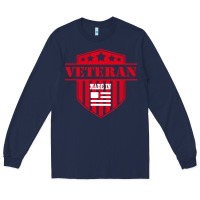 Navy veteran made in usa   military Long Sleeve Tee - linhVisuals