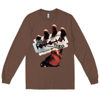 Chestnut Judas Of Priest - British Steel Long Sleeve Tee - linhVisuals