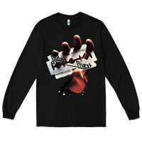 Black Judas Of Priest - British Steel Long Sleeve Tee - linhVisuals