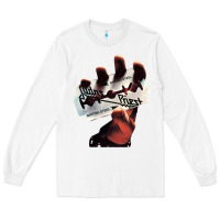 White Judas Of Priest - British Steel Long Sleeve Tee - linhVisuals