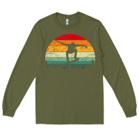 Army Green skateboard vintage for skateboards lovers Long Sleeve Tee - linhVisuals