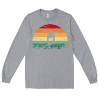 Heather Grey skateboard vintage for skateboards lovers Long Sleeve Tee - linhVisuals