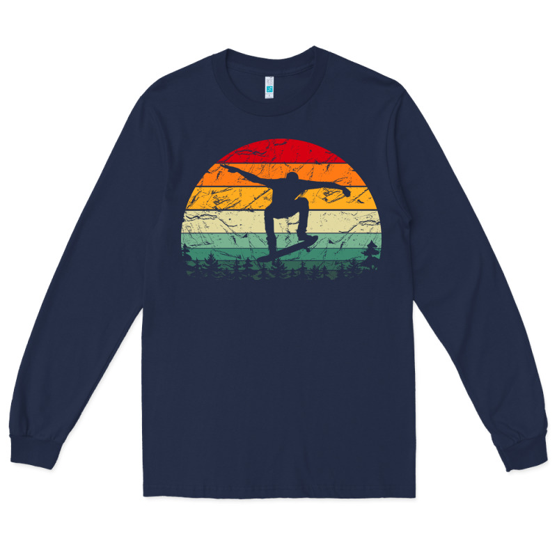 Skateboard Vintage For Skateboards Lovers Long Sleeve Tee by linhVisuals | Teevron