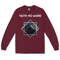 Burgundy faith no more Long Sleeve Tee - linhVisuals