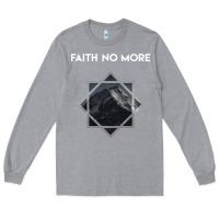Heather Grey faith no more Long Sleeve Tee - linhVisuals