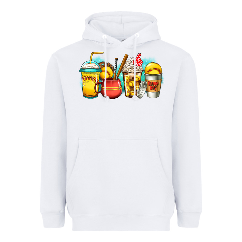 Softball Coffee Heavyweight Hoodie by Jasminsmagicworld | Teevron