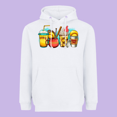 Softball Coffee Heavyweight Hoodie Designed By Jasminsmagicworld