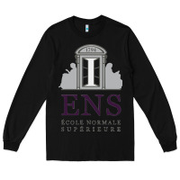 Black École normale supérieure (paris) Long Sleeve Tee - linhVisuals