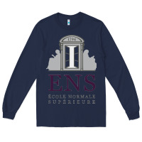 Navy École normale supérieure (paris) Long Sleeve Tee - linhVisuals