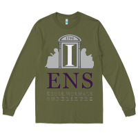 Army Green École normale supérieure (paris) Long Sleeve Tee - linhVisuals