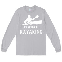 Moon Dust kayaking t  shirt i' d rather be at the lake kayaking t  shirt Long Sleeve Tee - linhVisuals
