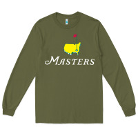 Army Green MASTERS Long Sleeve Tee - linhVisuals