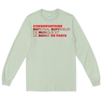Matcha logocnsmdp conservatoire de paris Long Sleeve Tee - linhVisuals