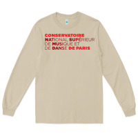 Mushroom logocnsmdp conservatoire de paris Long Sleeve Tee - linhVisuals