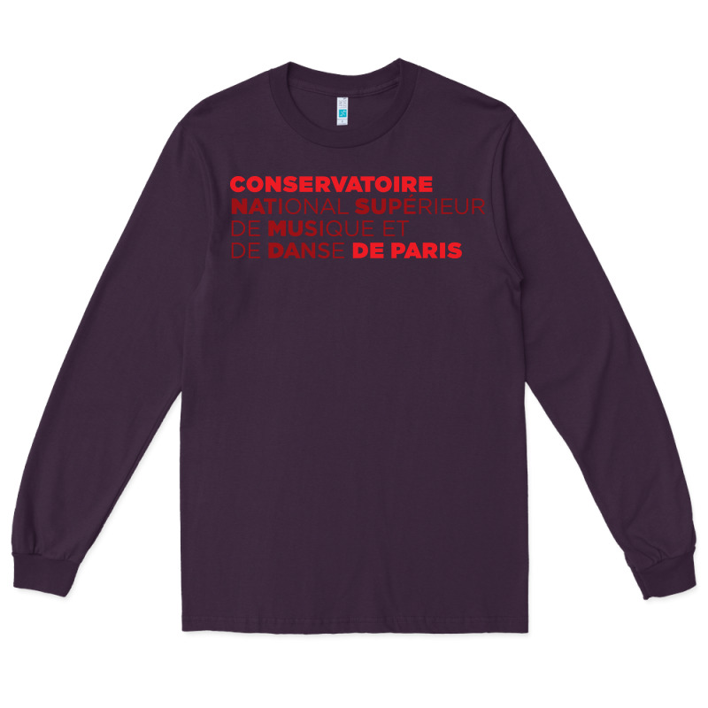 Logocnsmdp Conservatoire De Paris Long Sleeve Tee by linhVisuals | Teevron