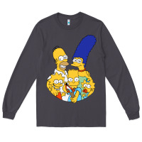 Smoke simpson Long Sleeve Tee - linhVisuals